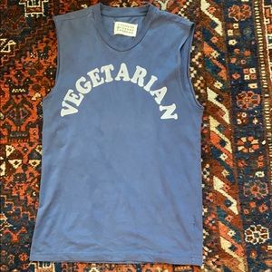 Maison Margiela 2004 Vegetarian Sleeveless Tee